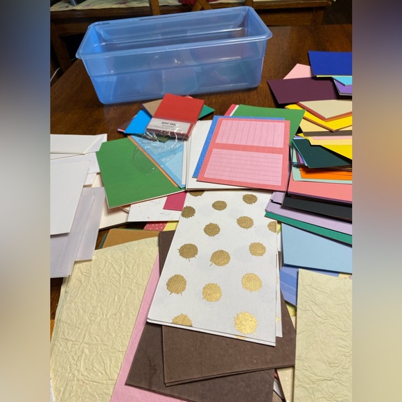 Art Scrap Booking Card Stock And Envelopes Poshmark